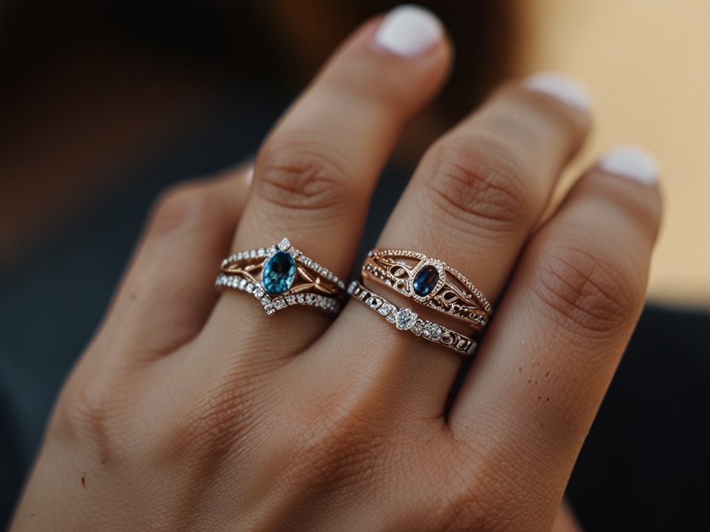 ShimmerSphere Rings